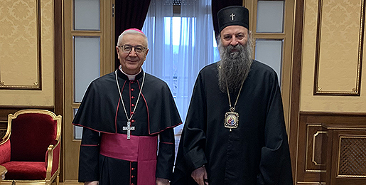 Патријарх српски примио Апостолског нунција