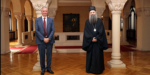 Патријарх српски примио Амбасадора Краљевине Белгије