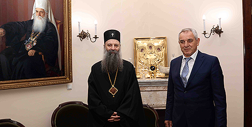 Патријарх српски примио Министра екологије, просторног планирања и урбанизма Црне Горе