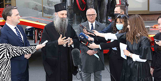 Патријарх Порфирије: Са премијером Kривокапићем постигнута сагласност о Уговору