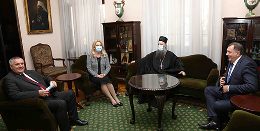 Патријарх српски примио руководство Републике Српске