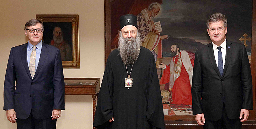 Изасланици из САД и ЕУ код Патријарха српског