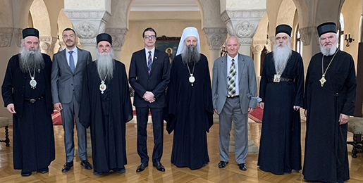 Патријарх примио амбасадоре Србије у Сирији, Мароку и Конгу