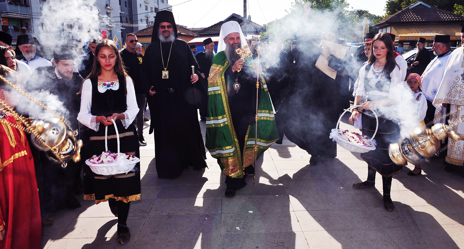 Πανηγυρική υποδοχή του Πατριάρχη Σερβίας κ.κ. Πορφυρίου στον Ιερό Ναό Αναστάσεως του Κυρίου στο Βάλιεβο