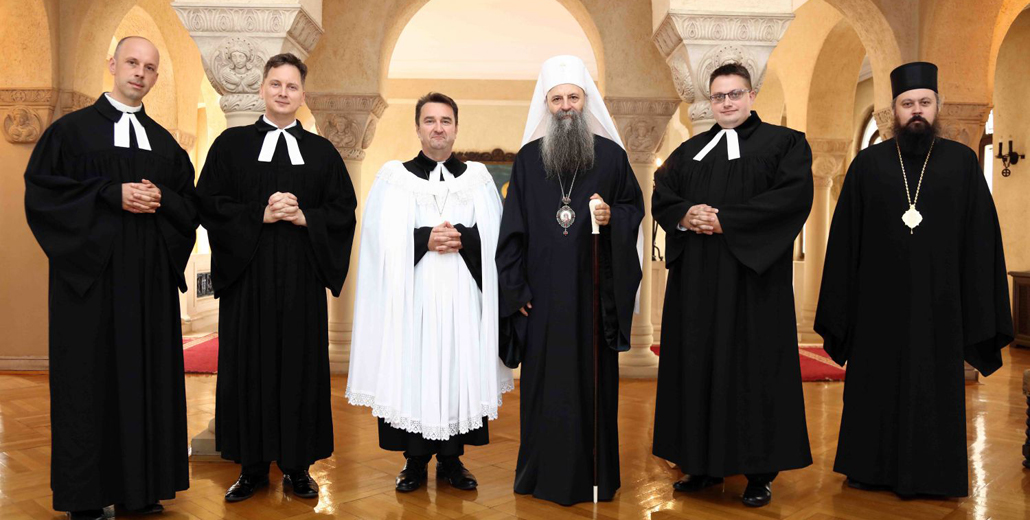 Ο Πατριάρχης της Σερβικής Ορθοδόξου Εκκλησίας κ.κ. Πορφύριος υποδέχθηκε τον Επίσκοπο κ. Γιάροσλαβ Γιάβορνικ