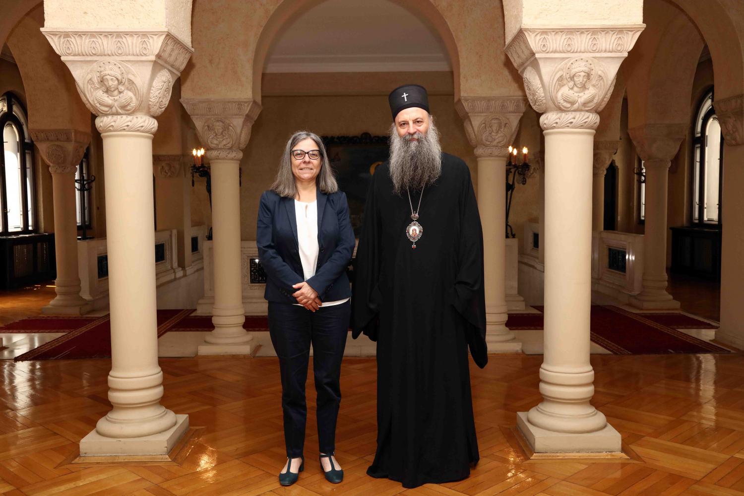 Ο Πατριάρχης κ.κ. Πορφύριος συνομίλησε με την Πρέσβειρα της Πορτογαλίας