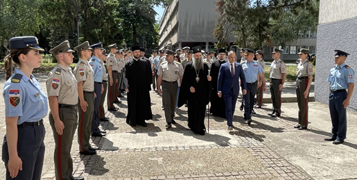 Ο Πατριάρχης Σερβίας κ.κ. Πορφύριος επισκέφθηκε τη Στρατιωτική Ακαδημία στο Βελιγράδι