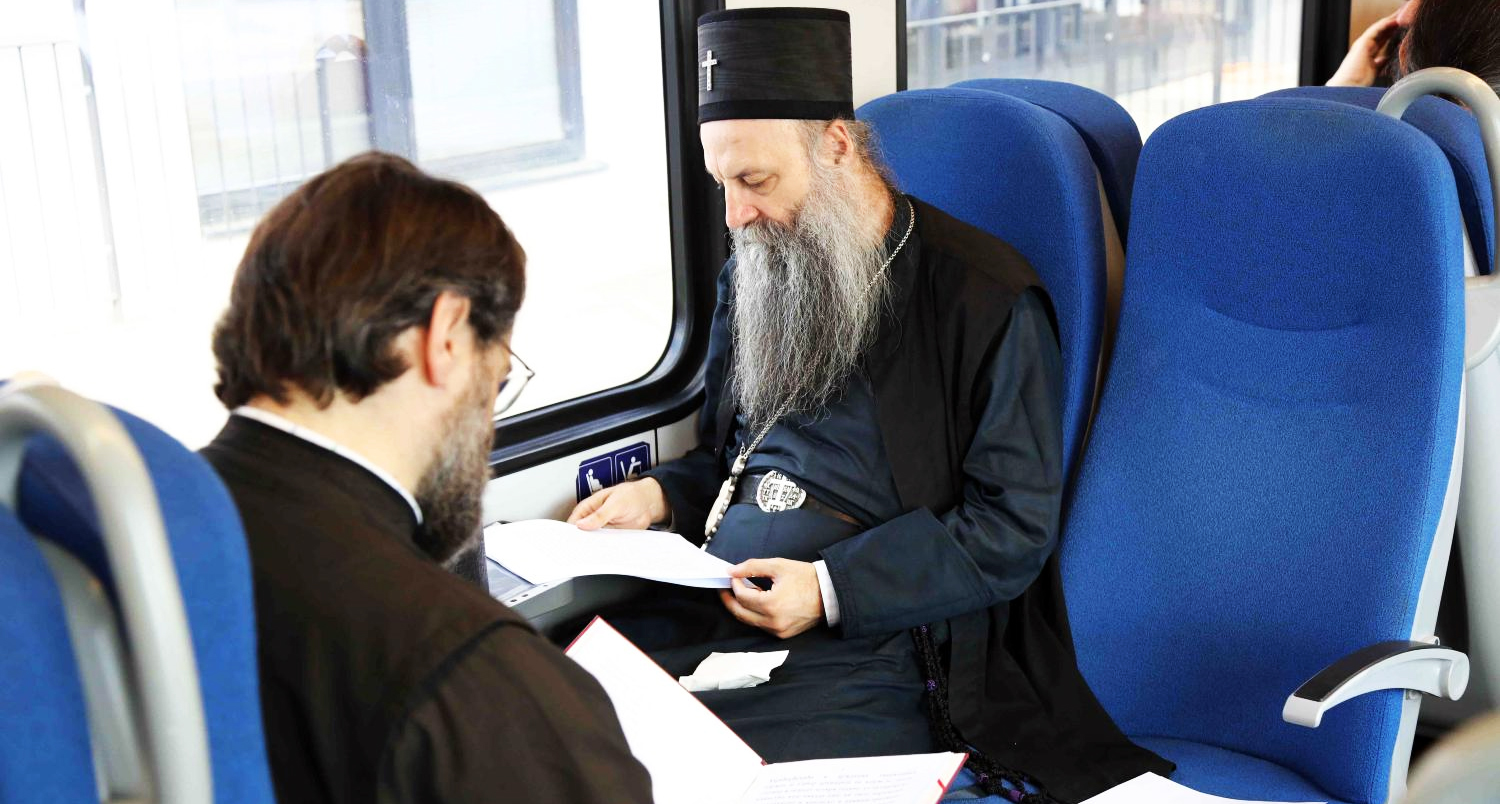 Ο Πατριάρχης Σερβίας κ.κ. Πορφύριος έφτασε στο Σρέμσκι Κάρλοβτσι