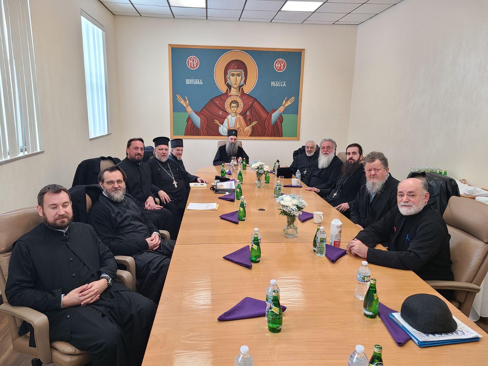 Patriarch Porfirije visited New Gračanica and the Orthodox School of Theology in Libertyville