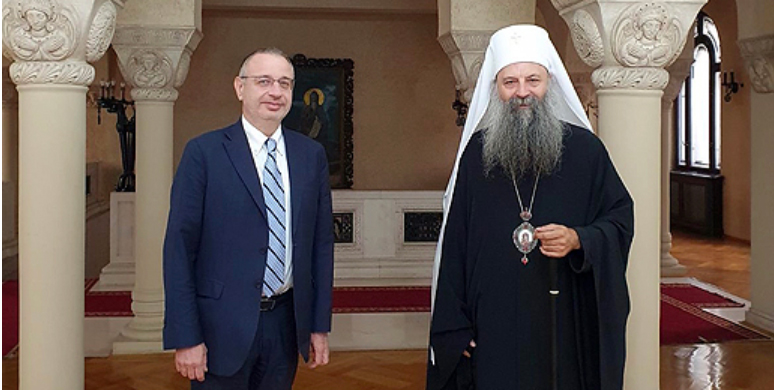 Ευχές του Πατριάρχη Πορφυρίου στον Ραββίνο κ. Ισαάκ Ασιγιέλ και σε όλα τα μέλη της Εβραϊκής Κοινότητας στη Σερβία με την ευκαιρία της γιορτής του Χανουκά