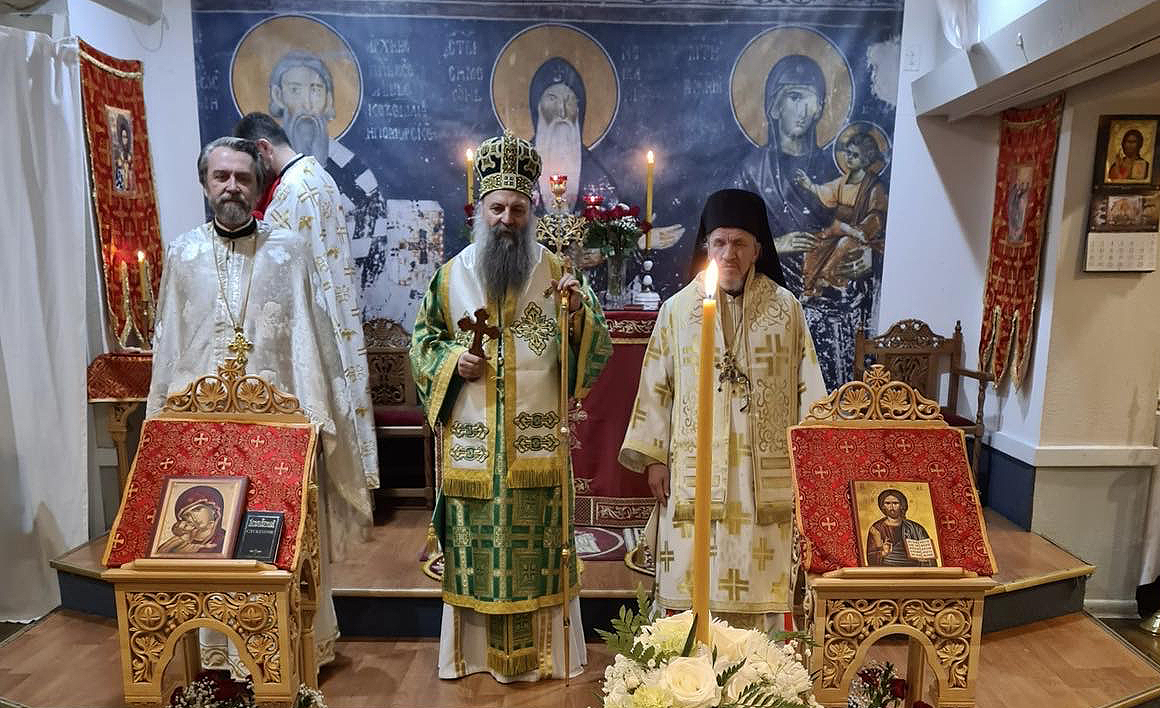 Ο Πατριάρχης Πορφύριος επί τη Εορτή του Αγίου Σάββα ιερούργησε στη Νέα Υόρκη