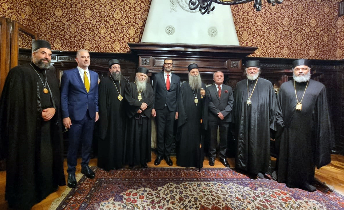 Патриарх Порфирий посетил Посольство Республики Сербия в Буэнос - Айресе