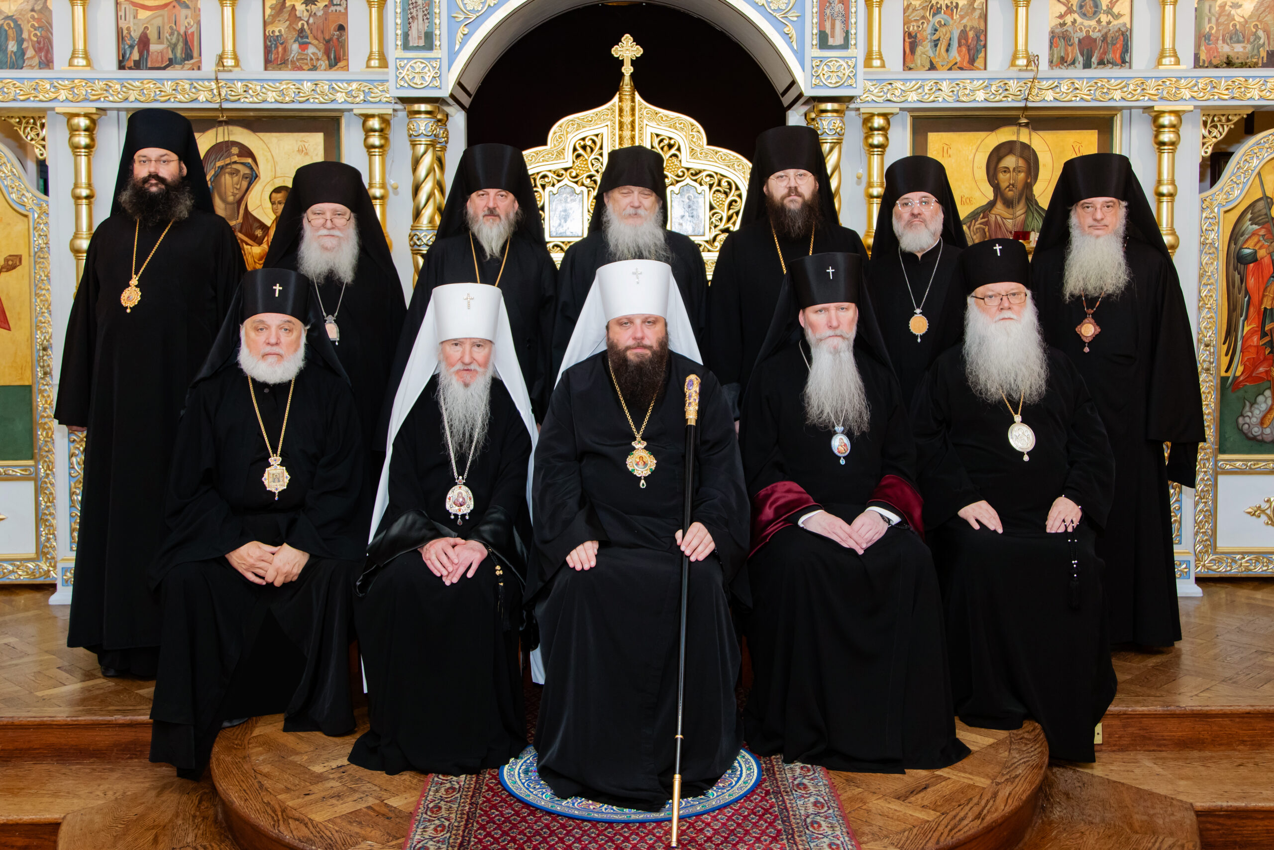 Metropolitan Nicholas and the delegation of the Russian Orthodox Church Outside of Russia visiting the Serbian Orthodox Church