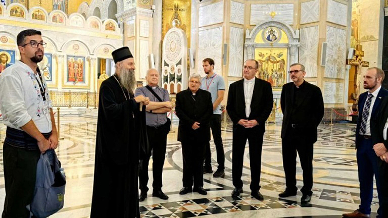 Патриарх Порфирий принял членов Совета Епископских Конференций Европы