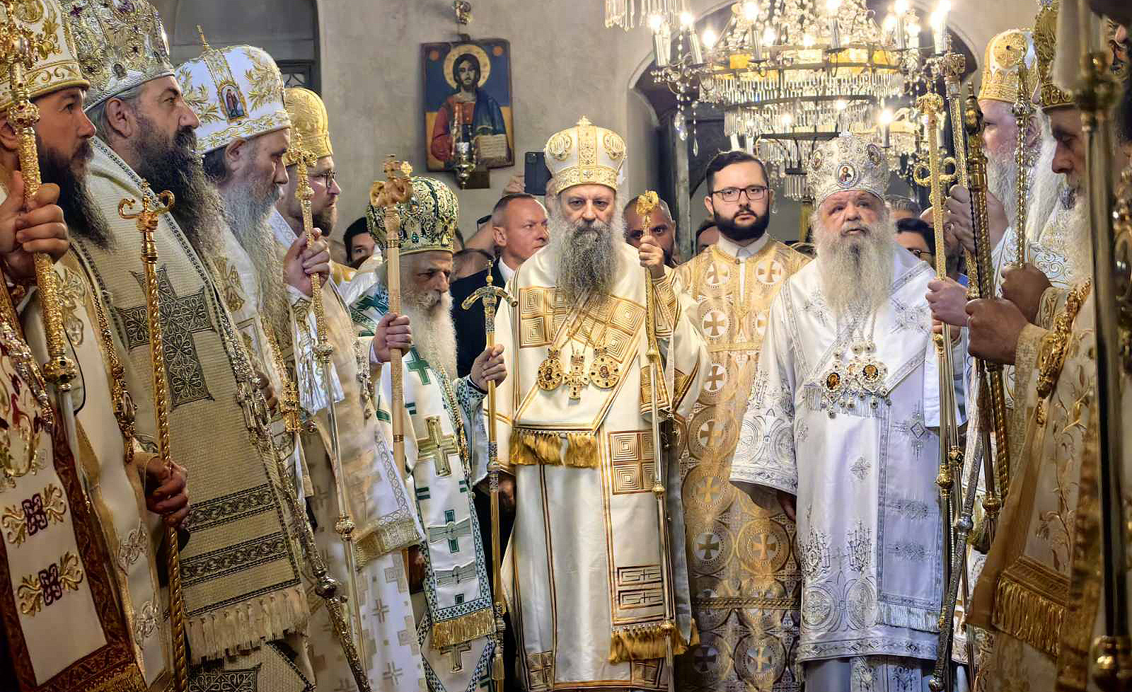 Патриарх Порфирий и архиепископ Стефан совершили богослужение в Битоле