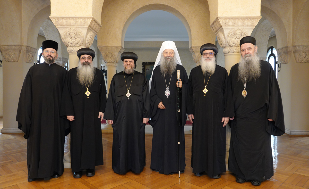 Συνάντηση του Πατριάρχη κ. κ. Πορφυρίου με αντιπροσωπεία της Κοπτικής Εκκλησίας