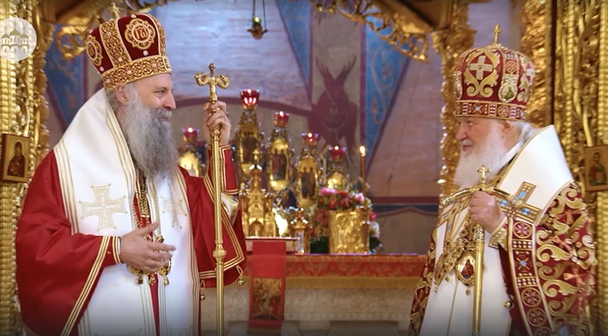 Патријарси Кирил и Порфирије служили свету Литургију у Тројице-Сергијевој лаври