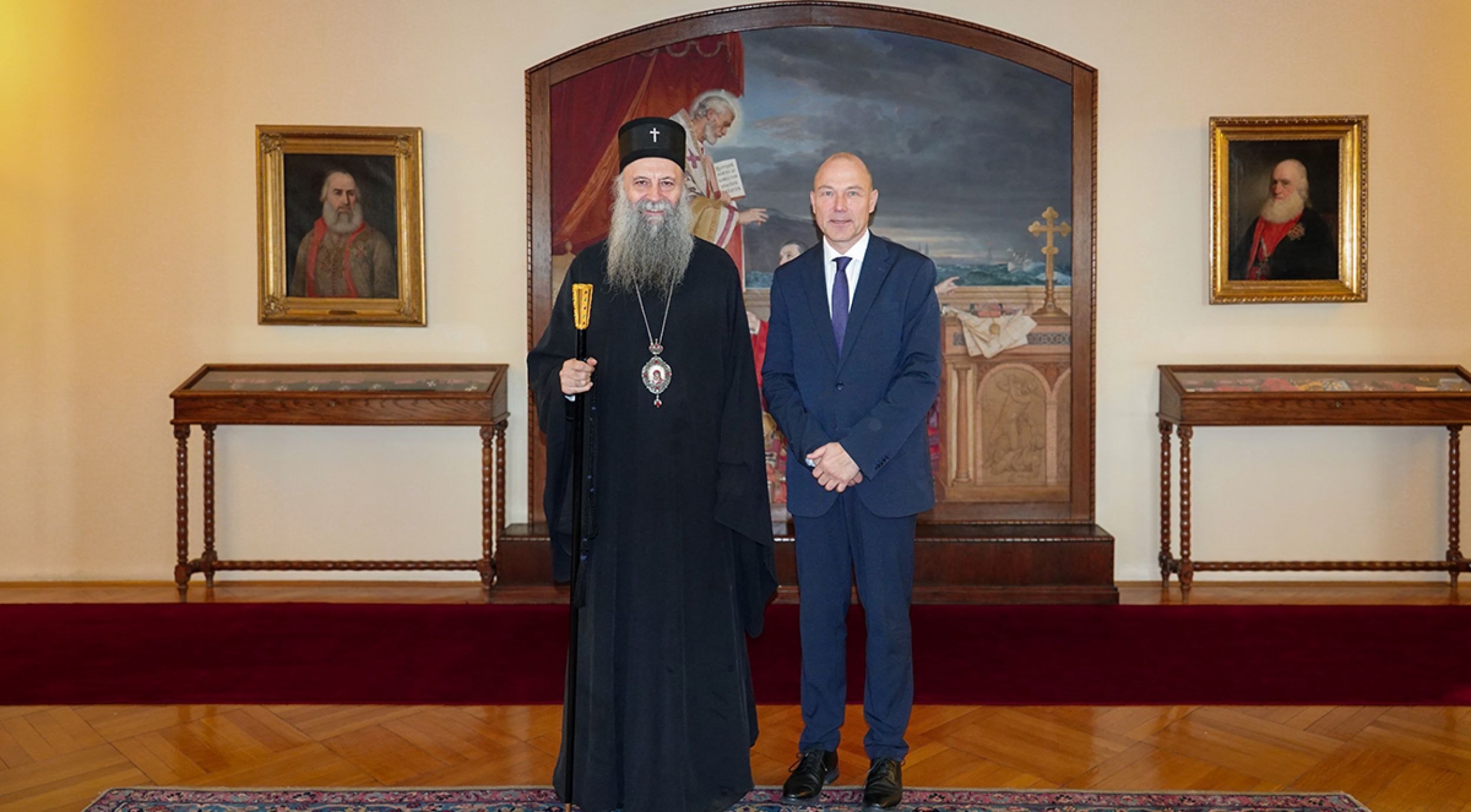Συνάντηση του Πατριάρχη κ.κ. Πορφυρίου με τον Τσέχο Πρέσβη κ. Bondy