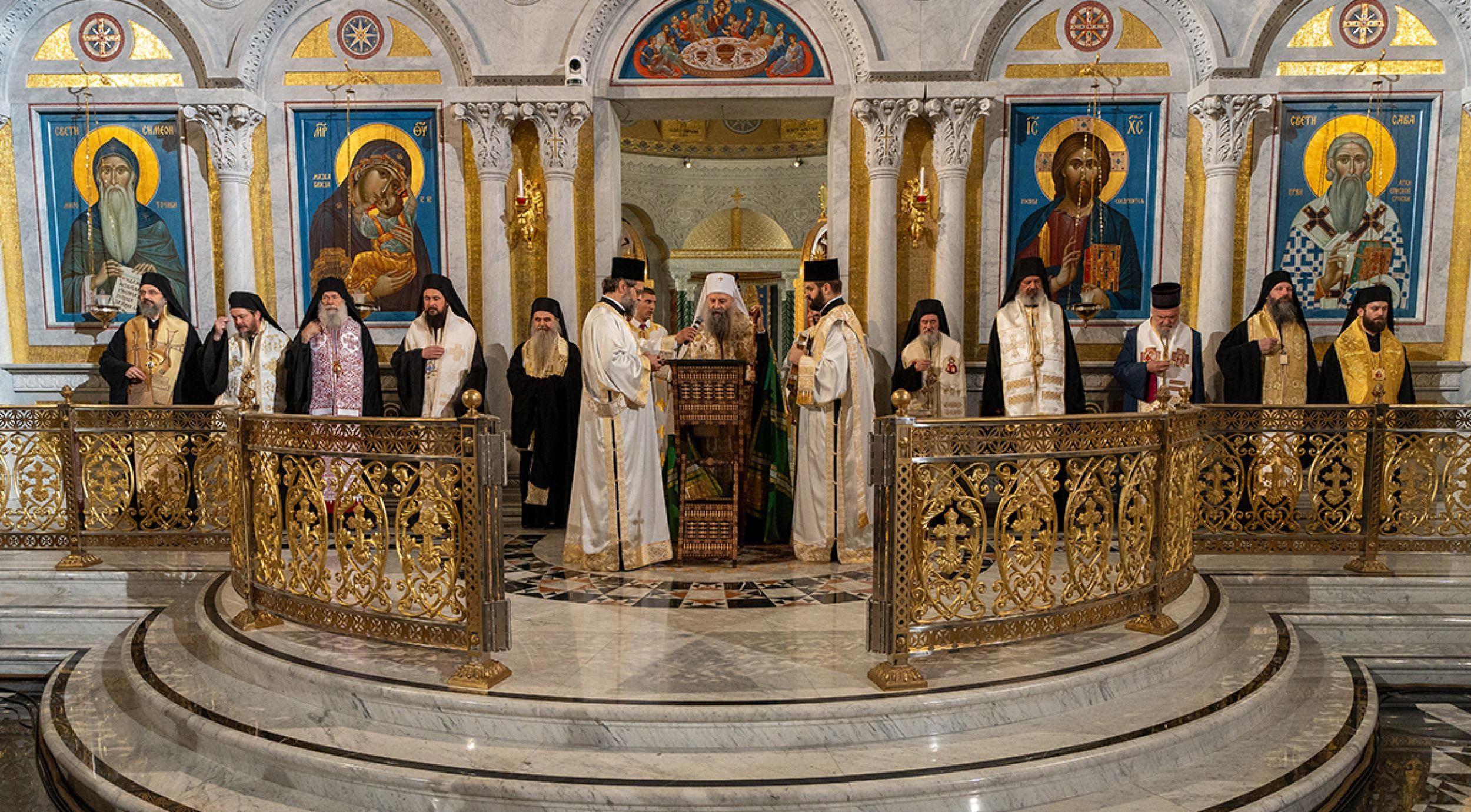 Патриарх Порфирий: Рука Святого Саввы призывает всех нас простить друг друга!