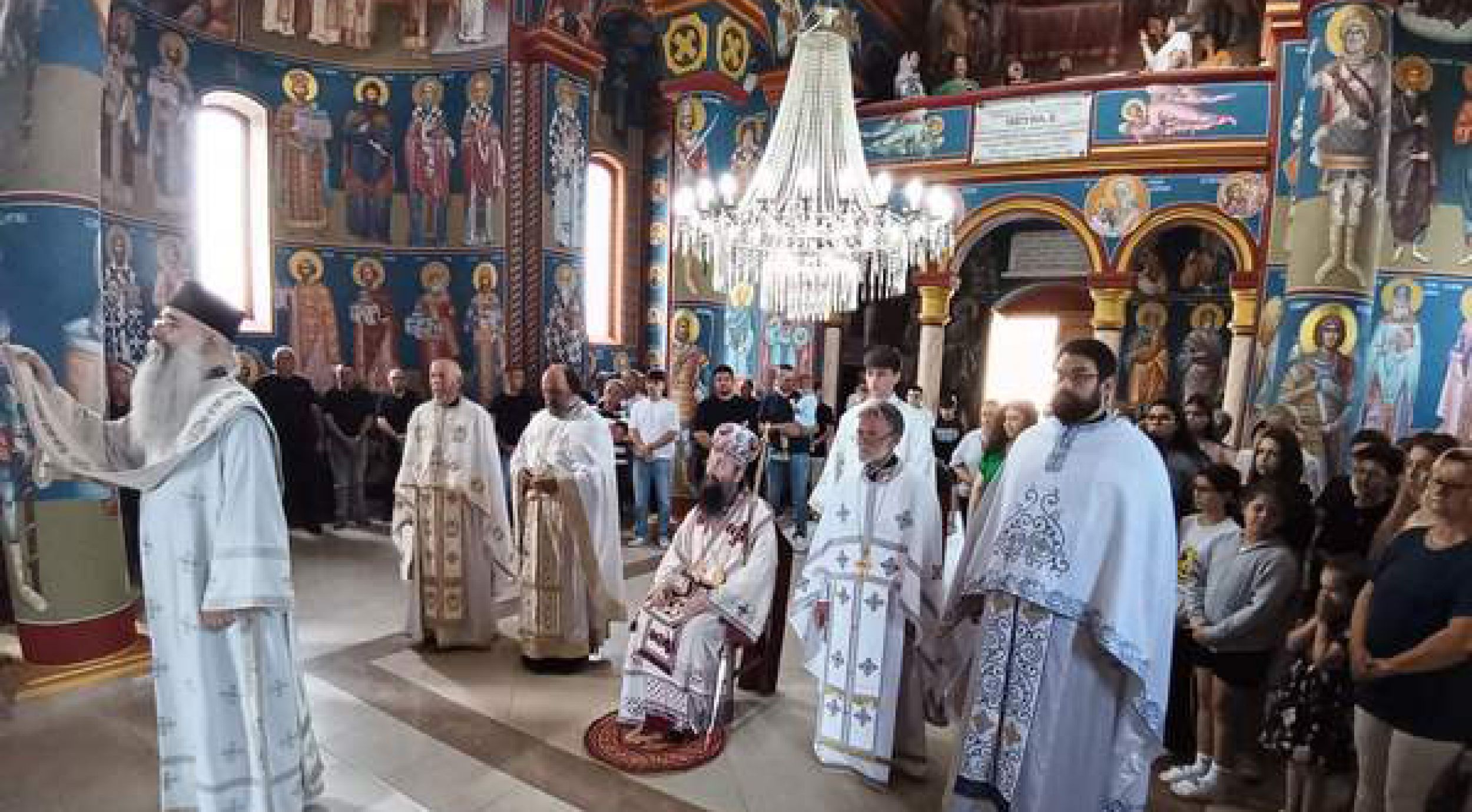 Литургијска прослава великог јубилеја у Радујевцу