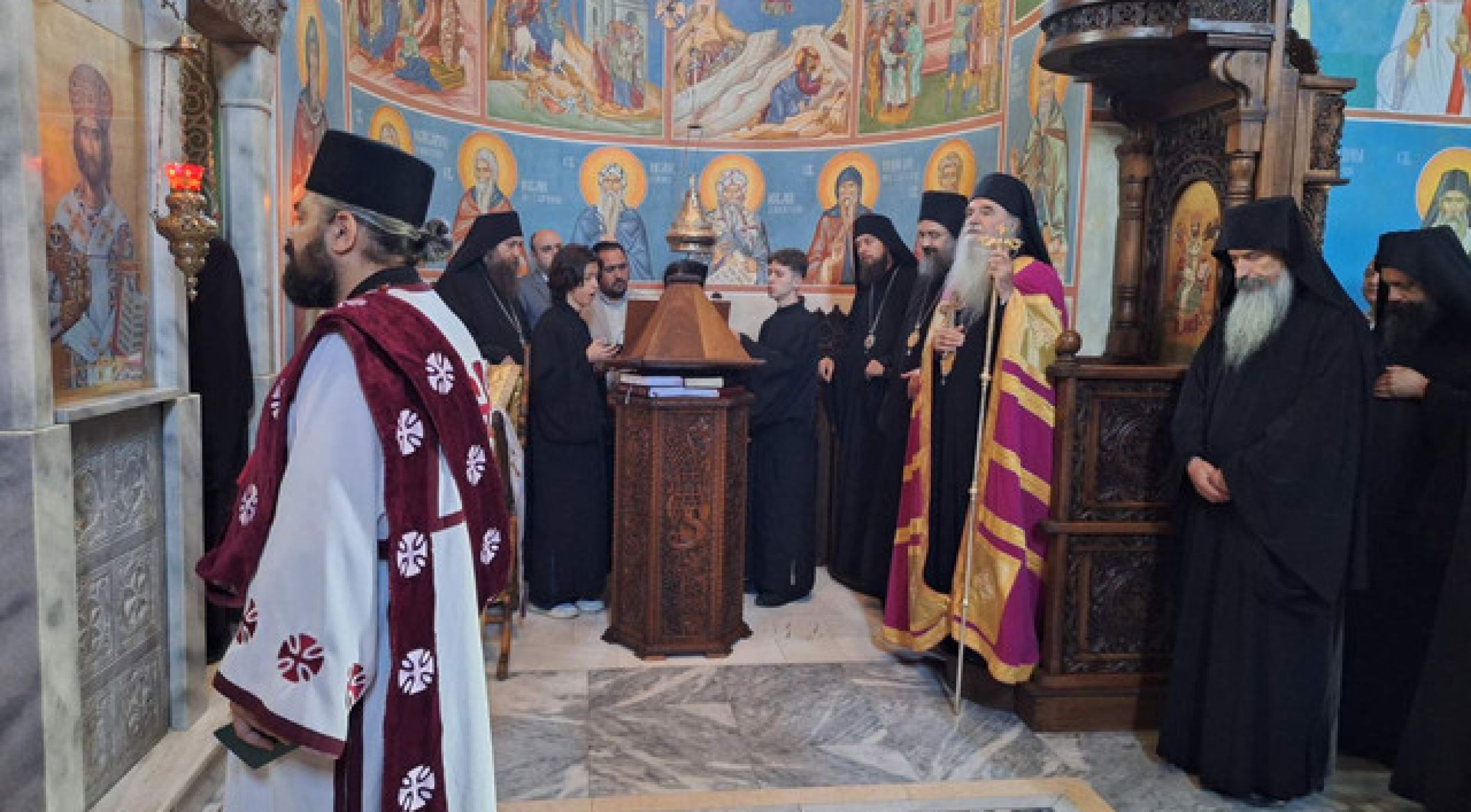 Света Литургија у манастиру Светог Антонија Великог у Новом Селу