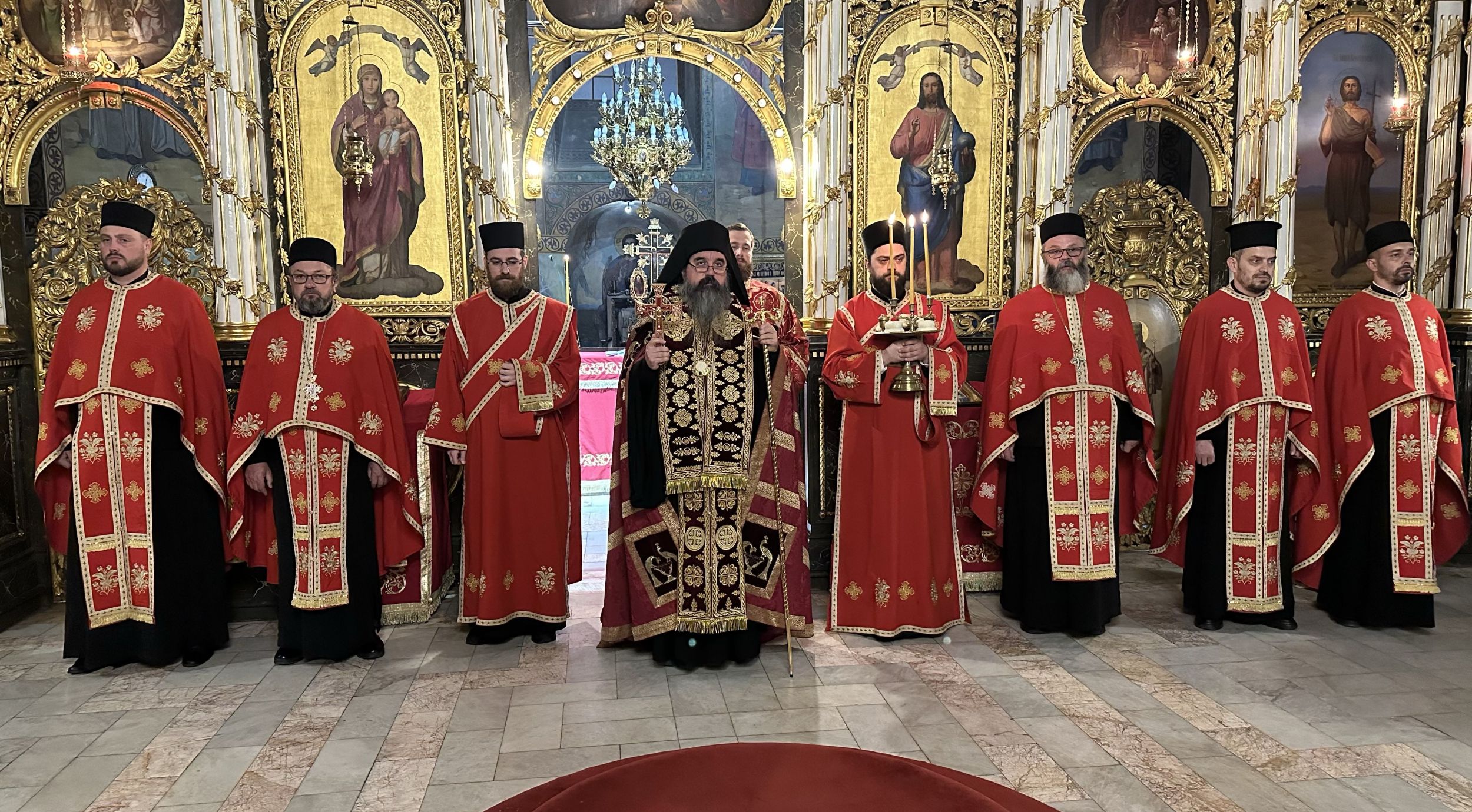 Навечерје празника Светог краља Стефана Дечанског у Саборном храму Шапцу