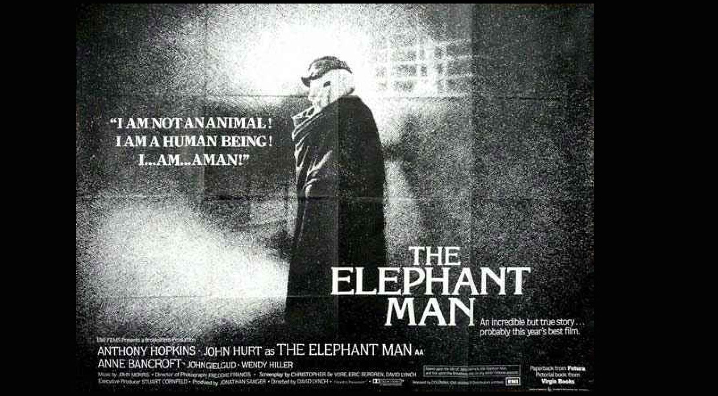 Књижара „Слово“: Пројекција филма „Човек слон“ 