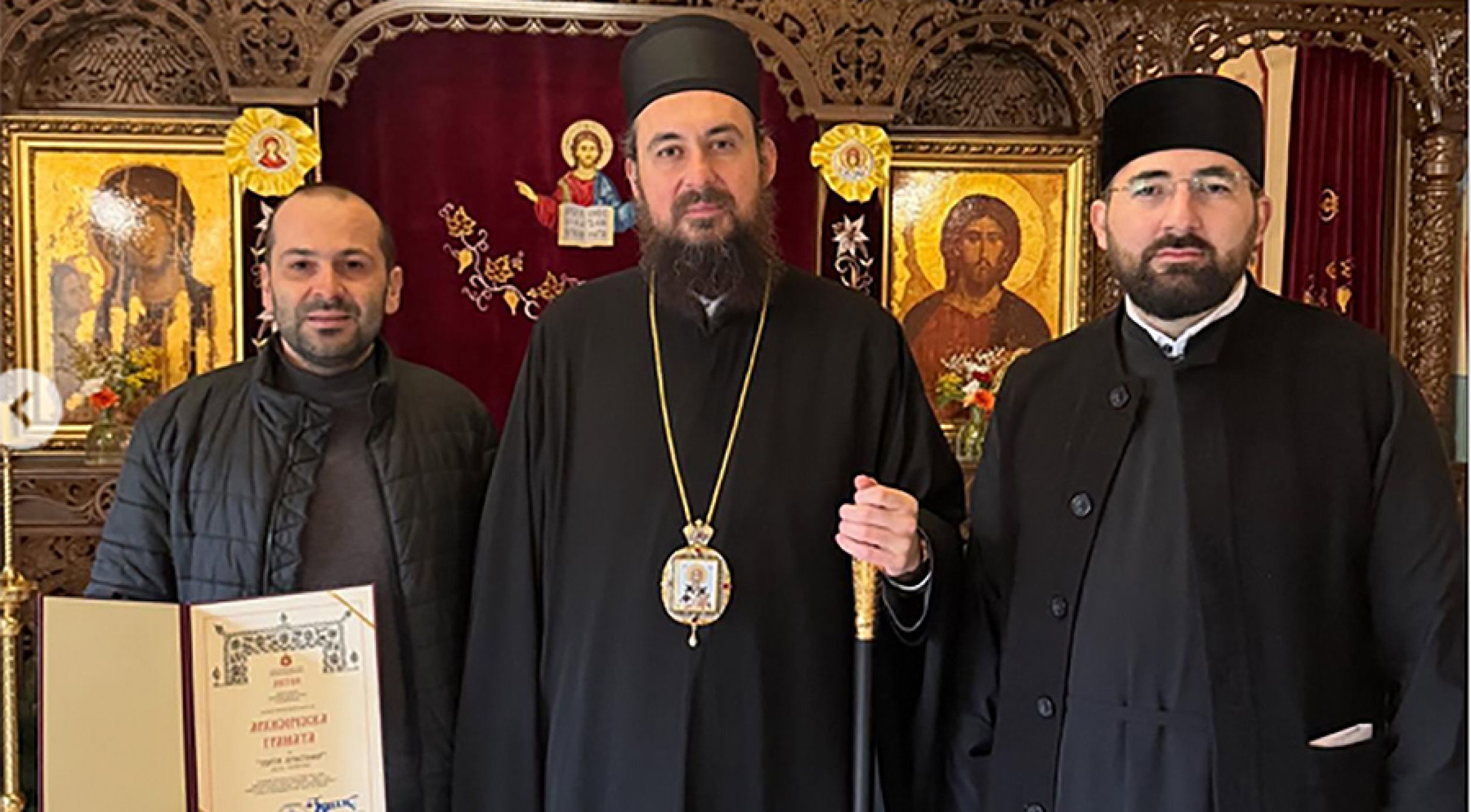 Владика Јустин богослужио у Милузу