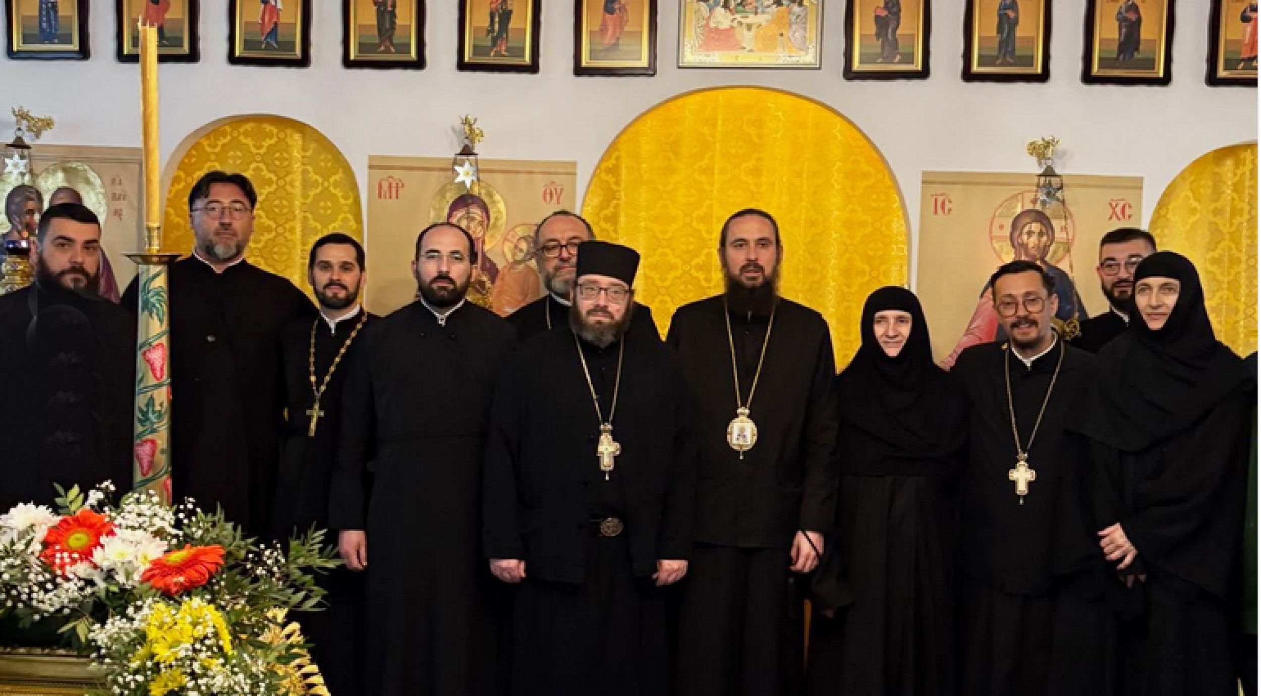 Владика Јустин и игуман Димитрије у Андалузији