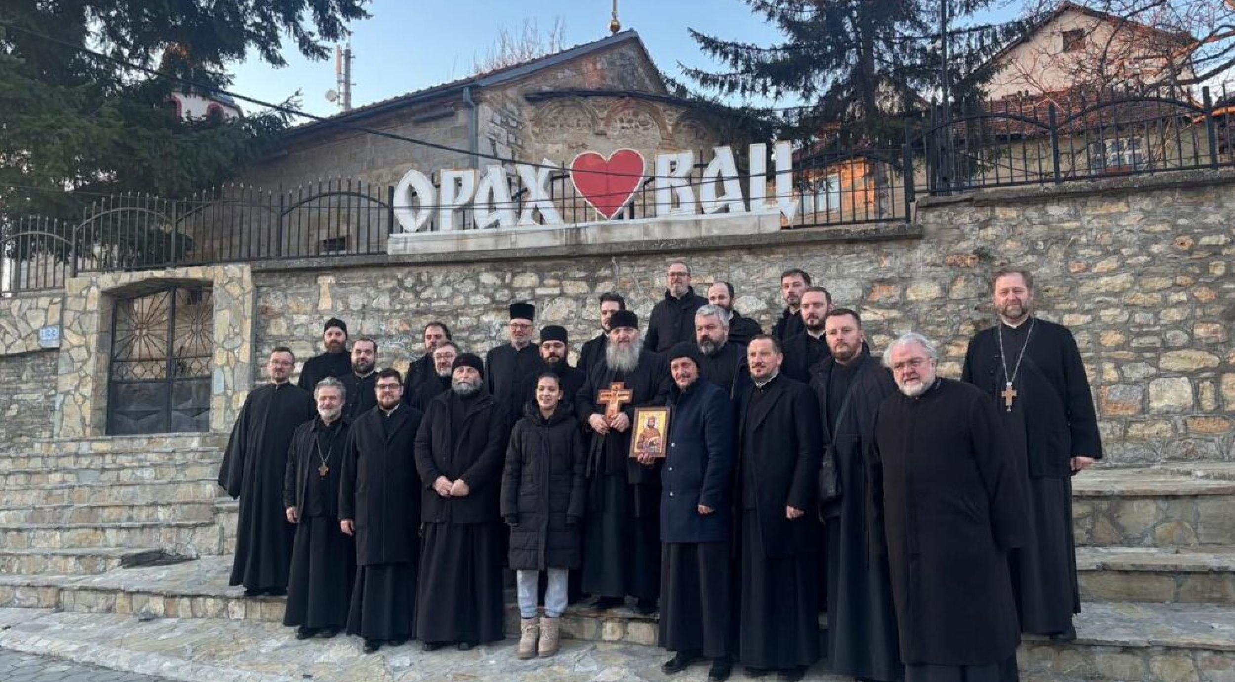 Владика швајцарски Андреј у Ораховцу