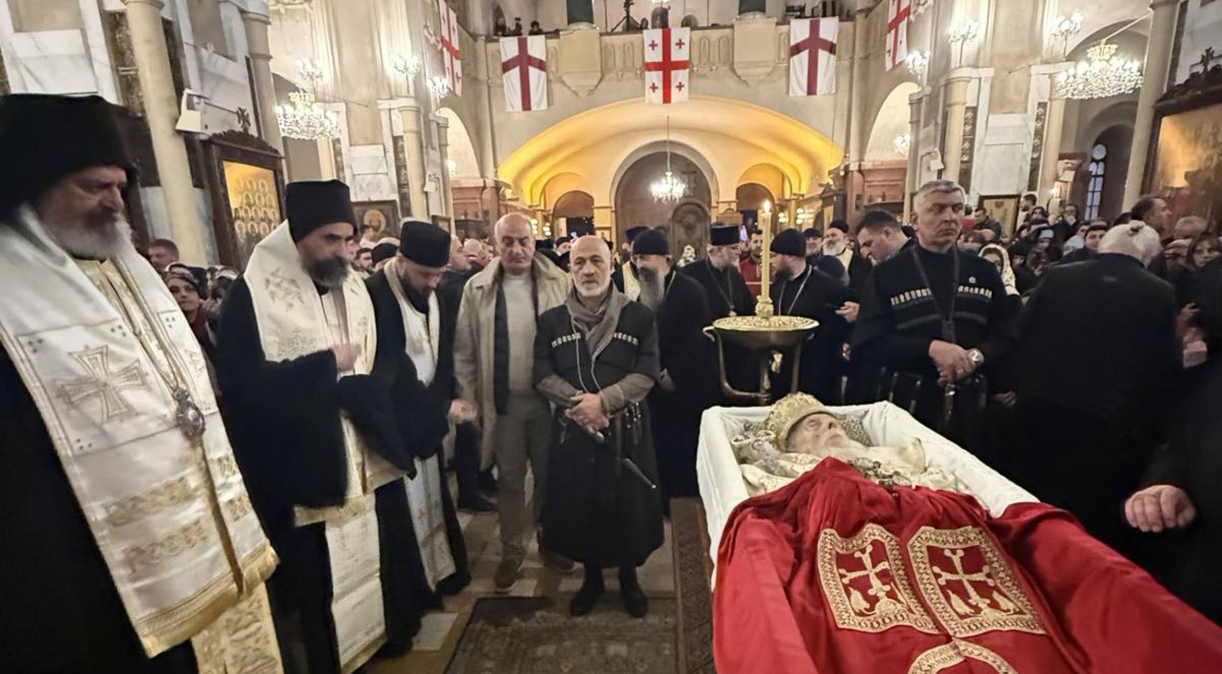 Посланство Српске Православне Цркве на сахрани Патријарха Тбилисија и све Грузије Илије